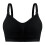 4PCS Black Wireless Nursing Bra U Back Breathable M 9