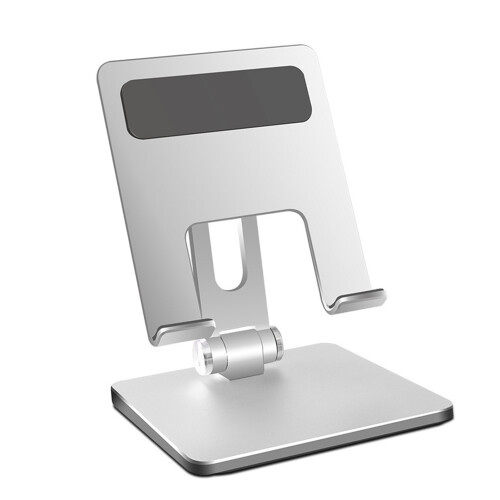 Tablethalter, Aluminiumlegierung, faltbar, Silber 1