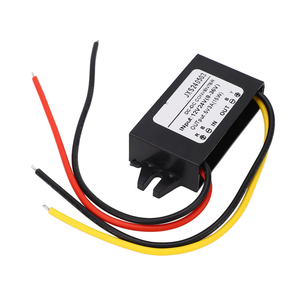 Dc Buck Converter Module 12V/24V To 5V 3A Waterproof Voltage Step-Down Module 7641332376000