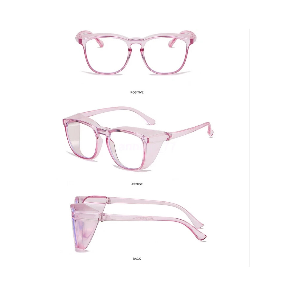 (Purple) Safety Goggle Glasses Anti Fog Anti-Scratch Round Goggles Clear Uv Protection New 4069369118043
