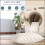New Luxury Ultra-Loft Super Jumbo-Quilted Bounce Back Pillows (2 Pack) 3