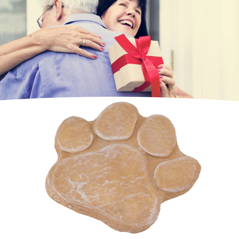 DIY Pawprint Memorial Stone - Sand Yellow Pet Grave Marker for Lawn-image-OPC-PJBD82G-NEW