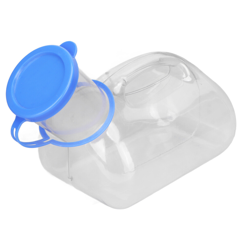 Men's 1000Ml Portable Urinal With Lid Transparent Plastic For Elderly & Travel 3411332379646