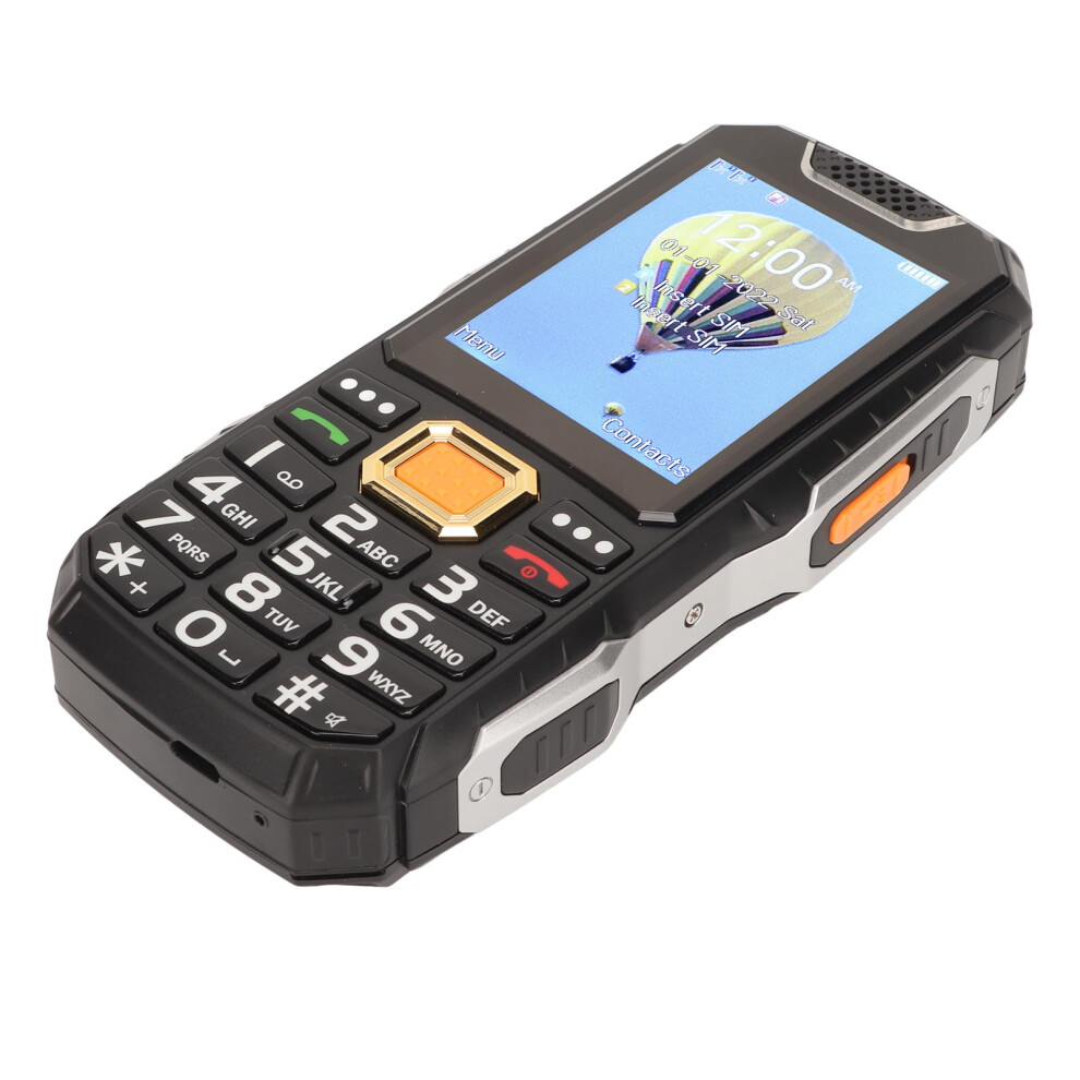 Senior Cellphone 2.8In Display 3D Large Keypad Flashlight - Black 6911332381542