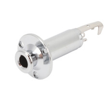 Presa Endpin mono da 6,35 mm - Argento, Lega di ottone
