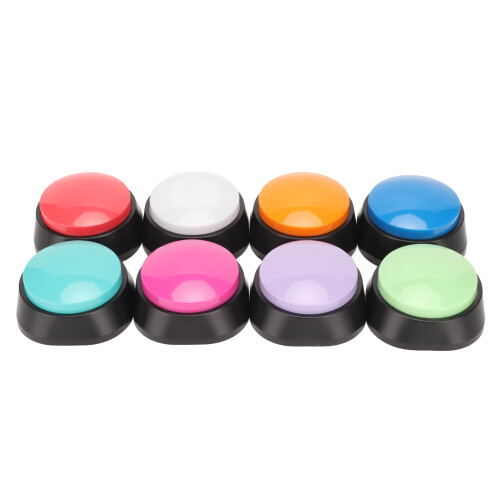 Enhance Pet Interaction with 8PCS 30s Voice Recording Training Buttons 1