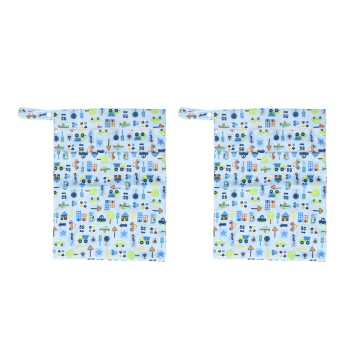 B21 2 pezzi di sacche bagnate e asciutte, 40x29 cm, 2 tasche con zip 2