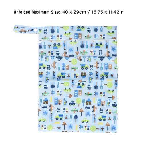B21 2 pezzi di sacche bagnate e asciutte, 40x29 cm, 2 tasche con zip 1