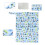 B21 2 pezzi di sacche bagnate e asciutte, 40x29 cm, 2 tasche con zip 4