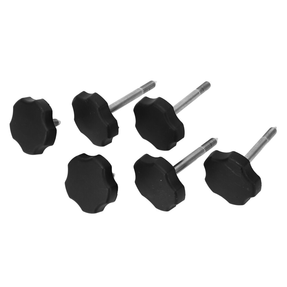 6Pcs Soft Top Window Frame Knobs For Jeep Wrangler Jk 2007Â2018 Replacement 7901332385991