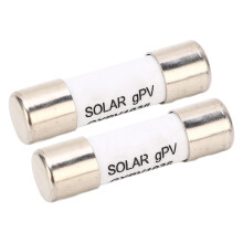 PV-Sicherung 2 Stück Solar-Kurzschlussschutz Porzellanröhre 1000VDC 30A