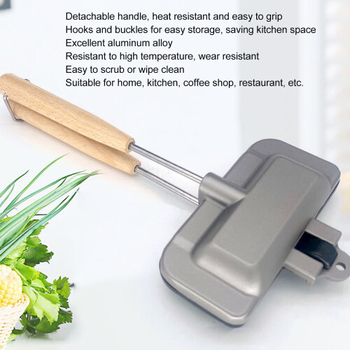 Compact 8.5 Inch Sandwich Clamp for Breakfast Wear Resistant 2