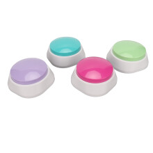 4PCS Voice Recording Dog Buttons for Pet Training, ABS, Multi Color
