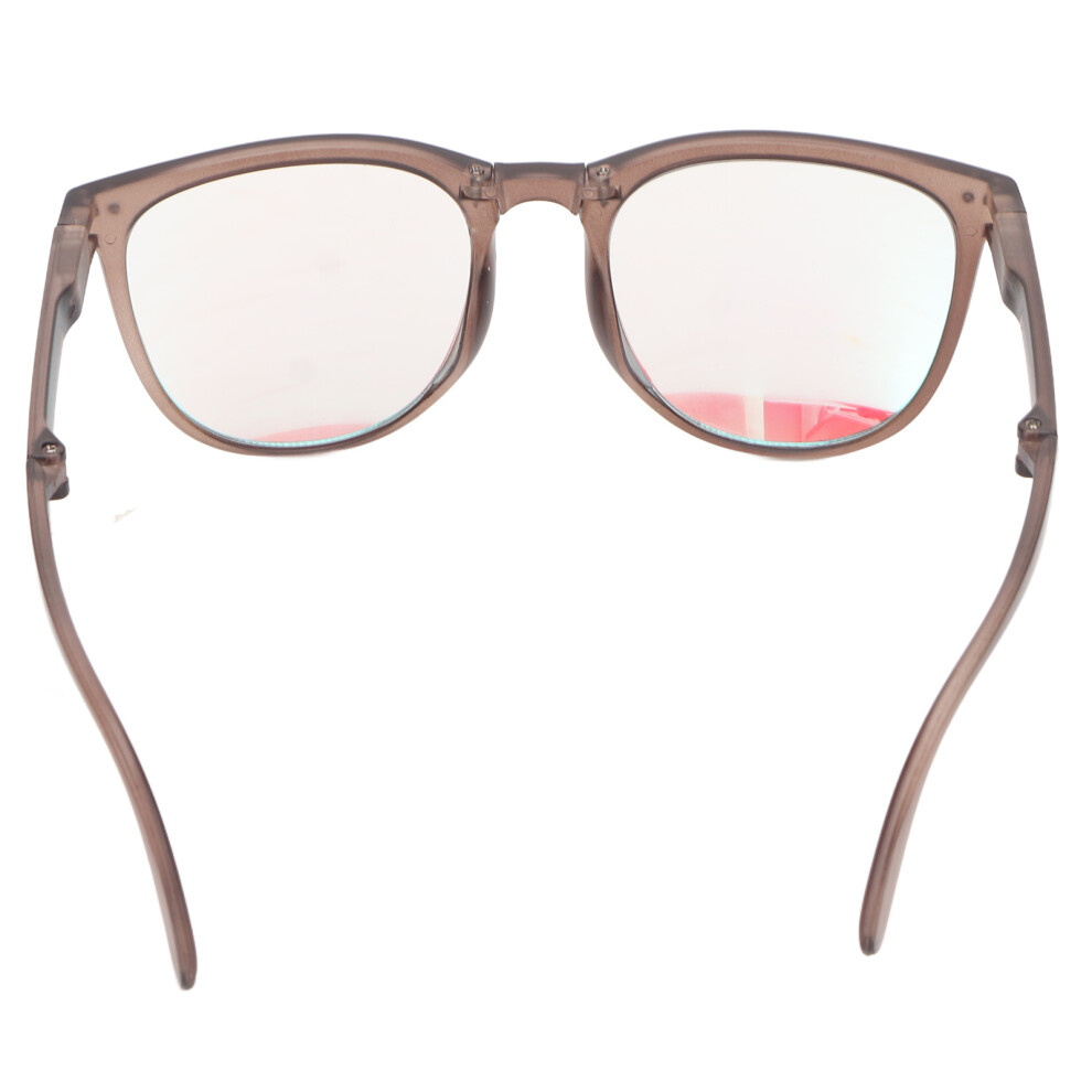 Durable Foldable Color Blind Glasses Coffee Frame Red-Green Correction