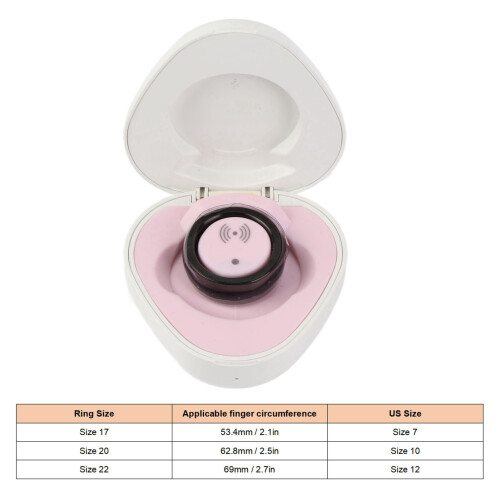 IP68 Smart-Ring Gesundheits-Tracker 28 mAh Unisex Schwarz 1