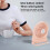 Ventilatore da tavolo USB 1000mAh Rosa Slim 3-Speed Display 3