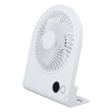 USB-Tischventilator 1000mAh Weiß Schlank 3-Geschwindigkeiten Tragbar