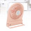 Ventilatore da tavolo USB 1000mAh Rosa Slim 3-Speed Display 15