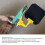 Welding Shading Cover, 18cm Square, Handheld Clip-On, Yellow 4
