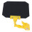 Welding Shading Cover, 18cm Square, Handheld Clip-On, Yellow 14