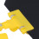 Welding Shading Cover, 18cm Square, Handheld Clip-On, Yellow 9