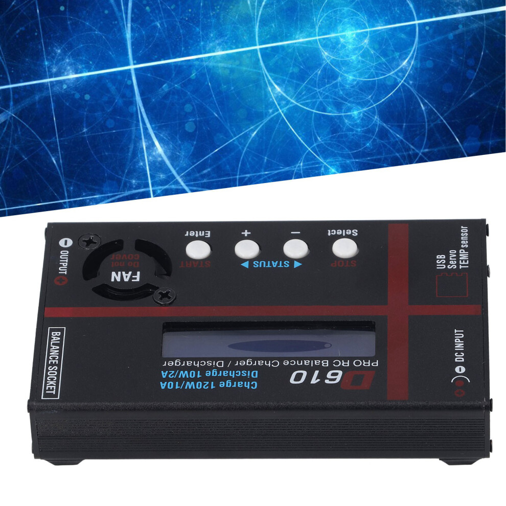 120W 10A Balance Charger For Rc Lipo Nimh Life Batteries 9331332390745