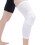 2PCS Unisex Honeycomb Knee Brace, Compression Sleeve, White, M 12