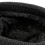 Warmer Loop-Schal 19x18cm schwarzes Wollgarn 9