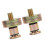 Door Striker Kit 2 Sets A681721 02KO Metal 14