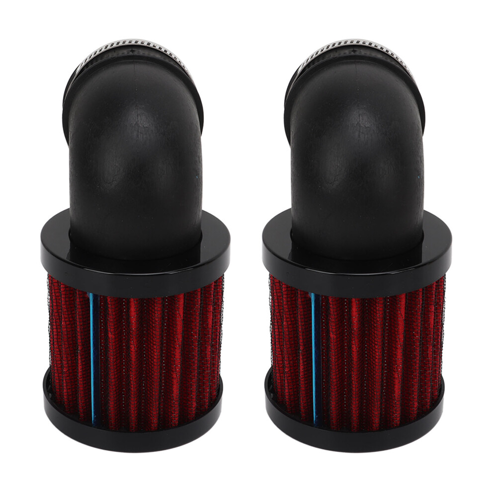 Universal 28-48Mm Air Filter For Motorcycle 50Cc To 125Cc Moped Atv Black/Red 7601332395562