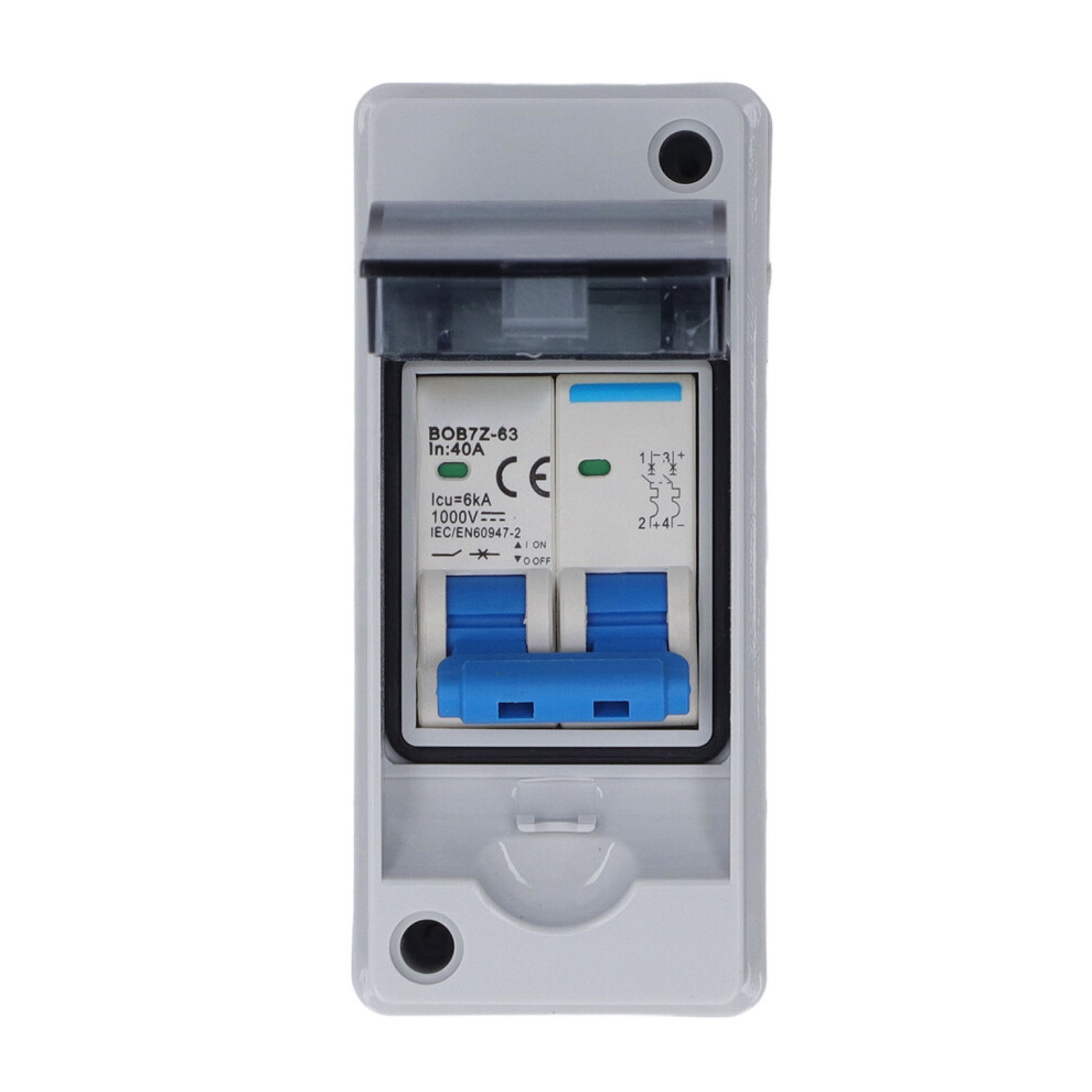 Pv Dc Disconnect 40A Switch Ip65 Cover 1000V Solar Protective Box 6921332395944