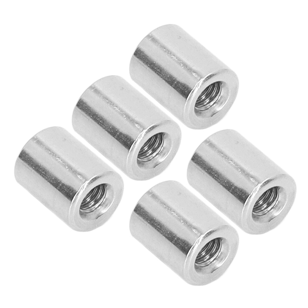 M4 Female Thread Coupling Nut Set 304 Steel Rust Resistant 50Pcs Included 8491332400835