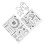 Valentine Klar-Stempelblock 3,0  4,0 cm transparent 13