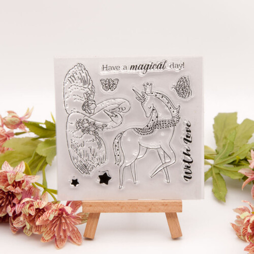 Valentine Klar-Stempelblock 3,0  4,0 cm transparent 2