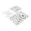 Valentine Klar-Stempelblock 3,0  4,0 cm transparent 16