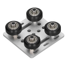 V-Gantry-Platte 2020 V-Typ Aluminiumprofil Silber