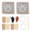 Punch Needle Coaster Kit Polyester Soft DIY Rug Pad for Beginners 15