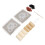Punch Needle Coaster Kit Polyester Soft DIY Rug Pad for Beginners 13