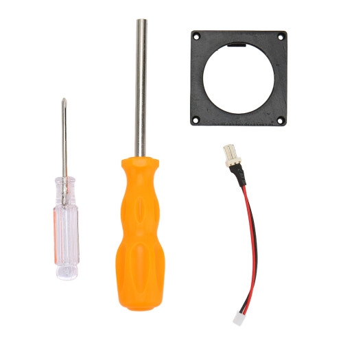 GameCube-Lüfter 3D-Druck-Montagekit, ABS, schwarzer Rahmen 1