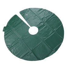 PVC Tree Watering Ring 15 Gallon, 35.4 Inch Drip Irrigation, Green