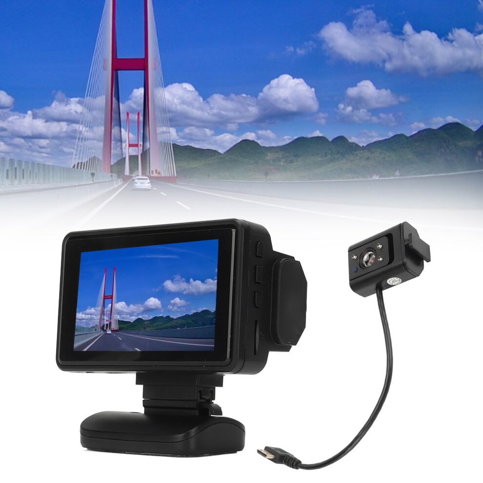 1080P Hd Car Dash Camera With Night Vision, 3" Lcd, 32Gb Support 9311332405823
