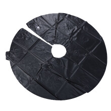 PVC Tree Watering Ring 15 Gallon Drip Irrigation System 35.4 Inch Black