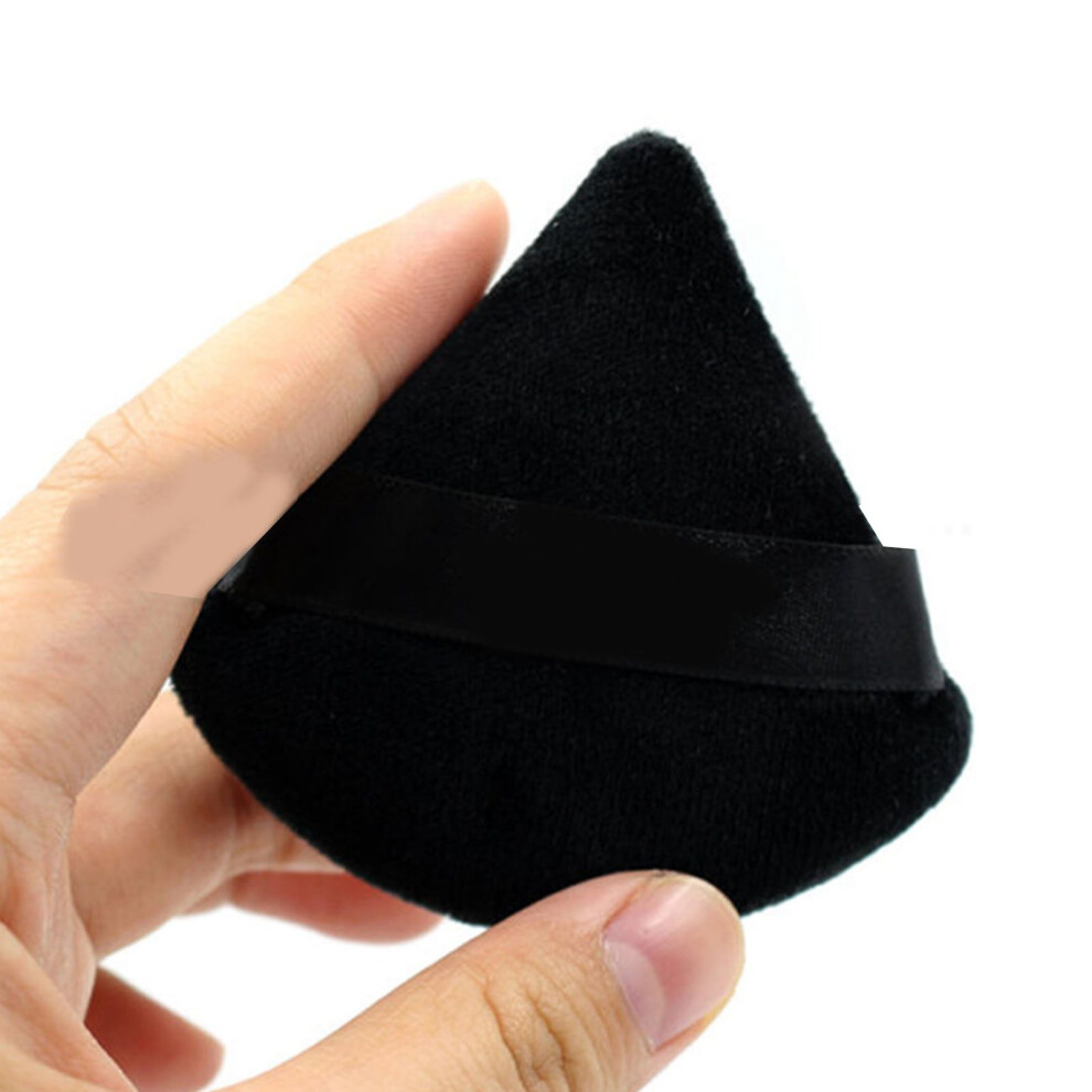 2PCS Triangle Latex Powder Puffs, 72x70mm Makeup Sponges