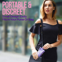 Portable Silicone Female Urinal Device - Purple for Travel & Outdoors