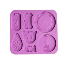 Handicrafts Pet Pendants Epoxy Mold Handmade Necklace Pendant Silicone Mould
