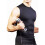 Herren-Bodybuilding-Tanktop, Größe M, Schwarz, Polyester 8