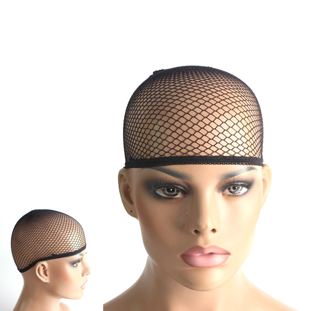 Unisex Black Stretchable Nylon Breathable Wig Cap For Cosplay Dress Up