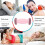 Fußmassage-Roller - Ergonomisch geformt, ABS-Kunststoff, Pink/Lila 9