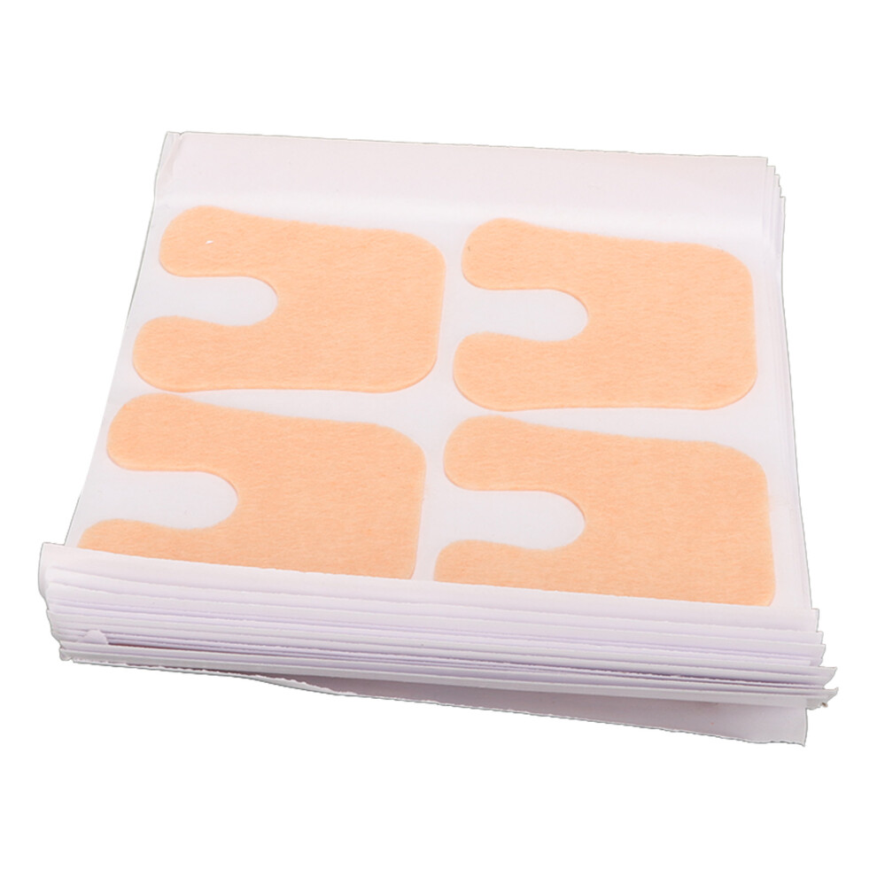 12 Sheets Felt Forefoot Cushion Self-Adhesive U-Shape Prevent Callus Reduce Pain