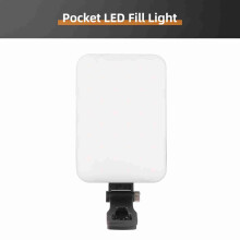 Tragbares Videokonferenz-Ringlicht 2500K-6500K Helligkeit einstellbar Clip-on-LED-Videoleuchte mit Klemme und Cold-Shoe-Adapter